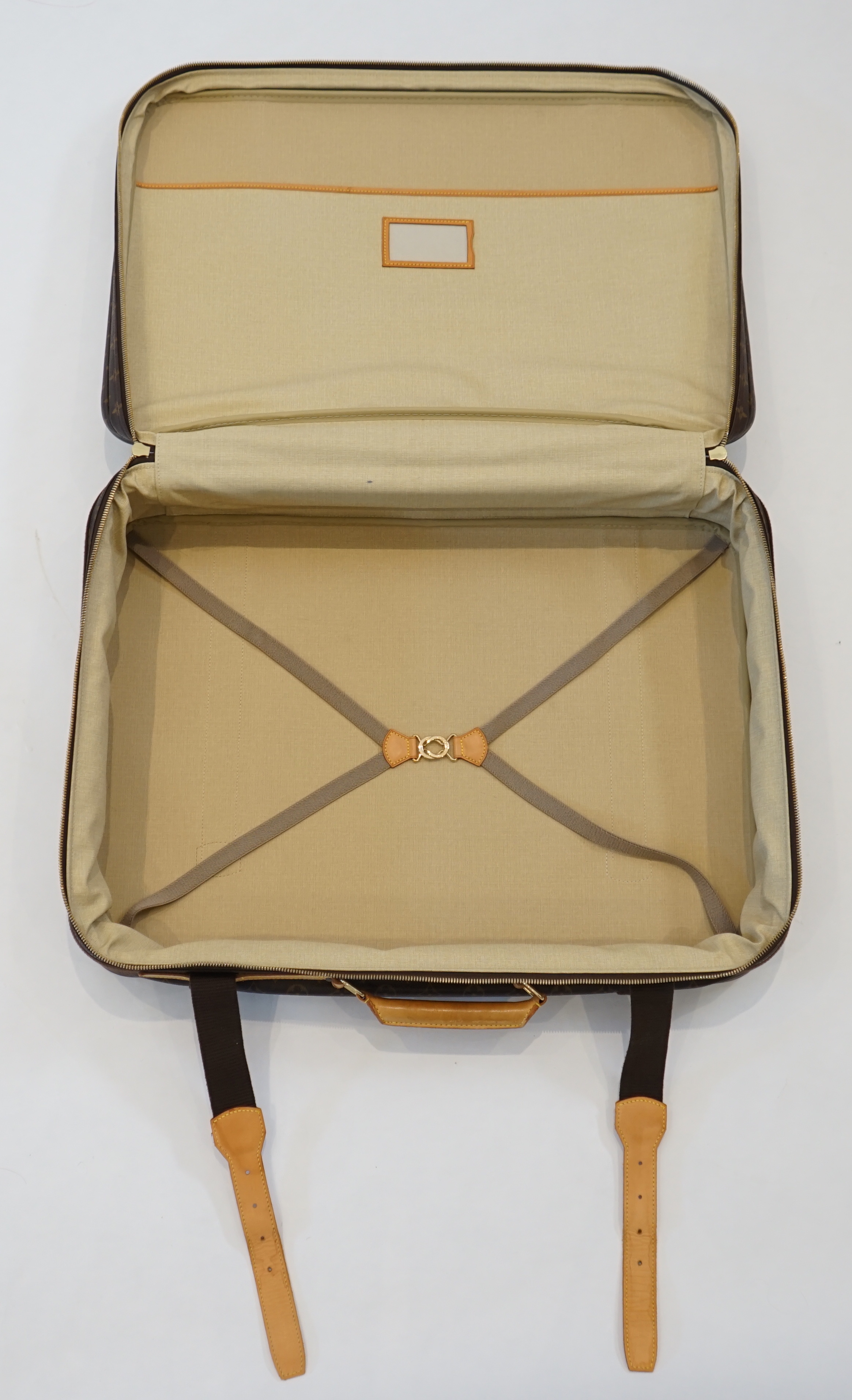 A Louis Vuitton Satellite 65 travel bag width 65cm, depth 19cm, height 46cm